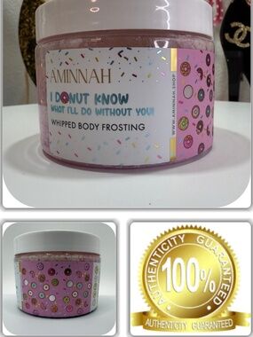 ALLURING NWT-AMINNAH I DONUT KNOW WHAT I'LL DO WITHOUT YOU WHIPPED BODY FROSTING